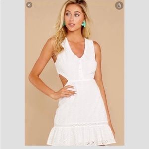 White Eyelet Dress NWT